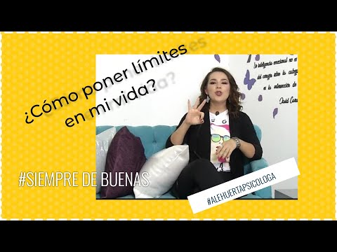 ¿Cómo poner límites en mi vida?