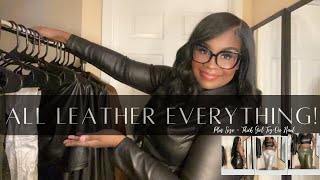 TRANSITIONAL LEATHER ITEMS 🔥 FT. AMAZON, AKIRA, SHEIN &amp; RAINBOW! PLUS SIZE &amp; THICK GIRL TRY-ON HAUL