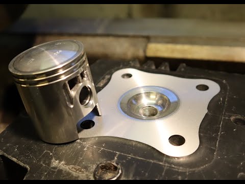 How to turn 2-stroke cylinder head by One Kick Norway