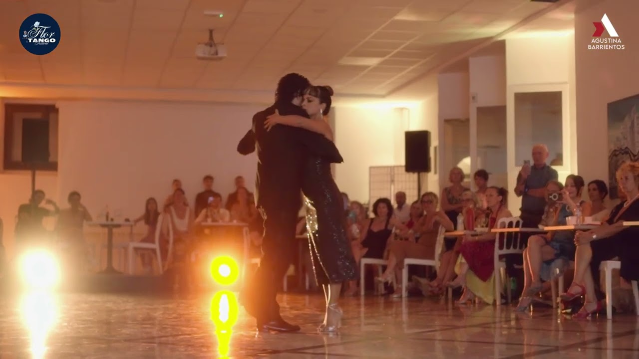 SABRINA MASSO y FEDERICO NAVEIRA (2/3) bailando en Flor de Tango Festival.