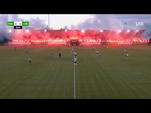 SKRÓT MECZU: Podlasie Biała Podlaska - Chełmianka Chełm (3-1)