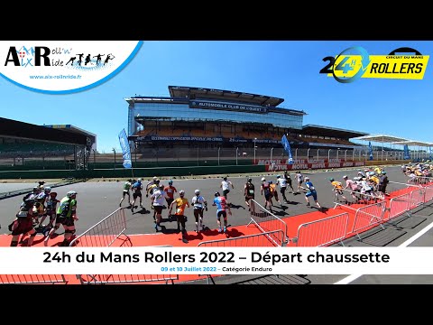 24h du Mans Rollers 2022 - Départ chaussette - Aix Roll'n'Ride
