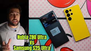Nubia Z80 Ultra Vs. Samsung S25 Ultra Comparison - Actually using Both Of These in the US
