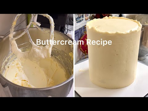 Stable Buttercream Recipe for summers | Ermine Buttercream | Less sweet Buttercream