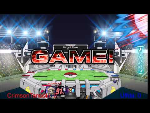 (SSF2) Flash Mob 3 || Crimsontanooki (Black Mage, Sheik) vs. Uffda (Peach) || Round 2