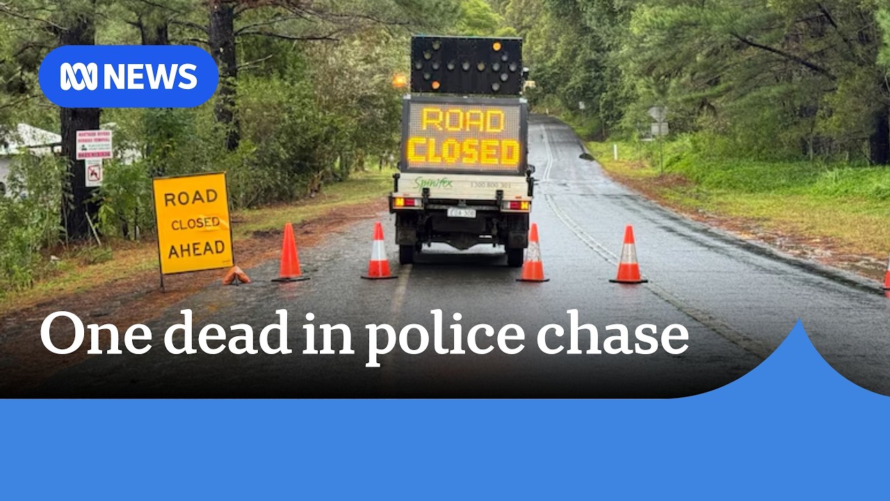 Armed man dies in 65-kilometer police pursuit across Australian state border