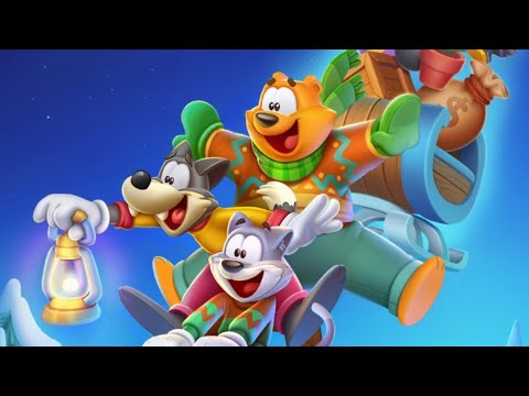 Toon Blast Level 7446.Happy new year