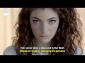 Royals   Lorde (Official Video) Subtitulado en  Español  y  ingles]