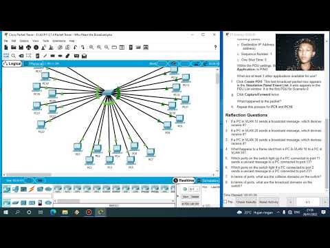 3.1.4 packet tracer - who hears the broadcast