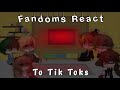 Fandoms React To Tik Toks Credits In Desc Mha Afton Family Sander Sides Gacha Club