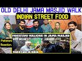 Reaction On OLD DELHI JAMA MASJID WALK | PAKISTANI REACTION | #indianstreetfood
