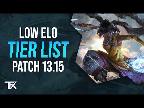 Low Elo Tier List | Patch 13.15 | german | TFK