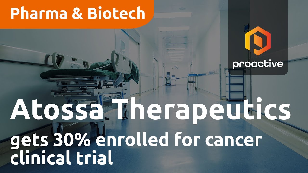Atossa Therapeutics announces 30% enrollment for Phase 2 I-Spy breast cancer clinical trial