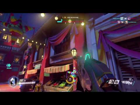 Overwatch MP gameplay: June 25, 2016 pt14 - Trying Out Widowmaker (final)