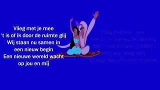Dutch Disney songs: Aladdin - A whole new world (Dutch audio &amp; lyrics)