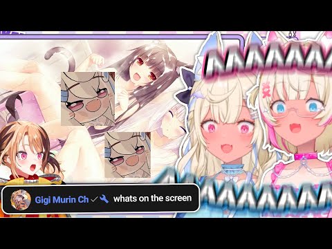 Gigi keeps opening FUWAMOCO's Nekopara stream at all the wrong timings... Gigi keeps opening FUWAMOCO's Nekopara stream at all the wrong timings...