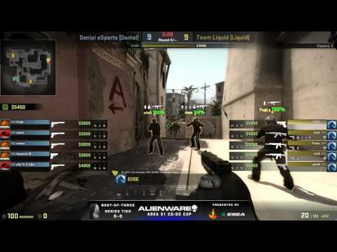 Alienware Area 51 CS:GO Cup: TL vs Denial G1 | Team Liquid vs Denial E-Sports G1 (27.03.2015)