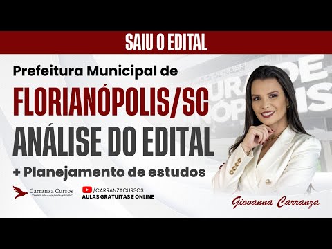Florianópolis City Hall, SC Public Competition | Exam Analysis + Study Plan