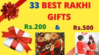 33 Best Rakhi Gift Ideas For Sister Under 500 | Gift Ideas | Gift For Girl | Rakshabandhan Special🧡|