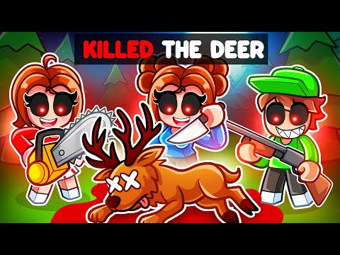We KILLED The DEER MONSTER In 99 Nights In The Forest! (Roblox)