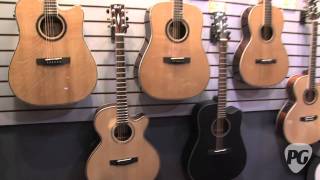 Video thumbnail for NAMM '12 - Cort Guitars Acoustic Models -- L1200P, Earth 1200, MR 1200, AS-S5 by Premier Guitar