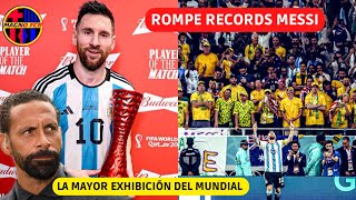💥BRUTALES PALABRAS DE FERDINAND SOBRE MESSI TRAS SU RECITAL! TODOS ESTOS RECORDS ROMPIÓ LA PULGA! 💥BRUTALES PALABRAS DE FERDINAND SOBRE MESSI TRAS SU RECITAL! TODOS ESTOS RECORDS ROMPIÓ LA PULGA!