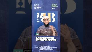 Download lagu The Reward of Giving to Others' Debts | Ustadz Khalid Basalamah #ustkhalid #shorts mp3