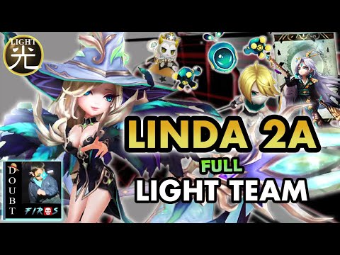 LINDA 2A Playtime with FULL LIGHT TEAM | "Linda, Honey, Listen to Me" | RTA - Summoners War