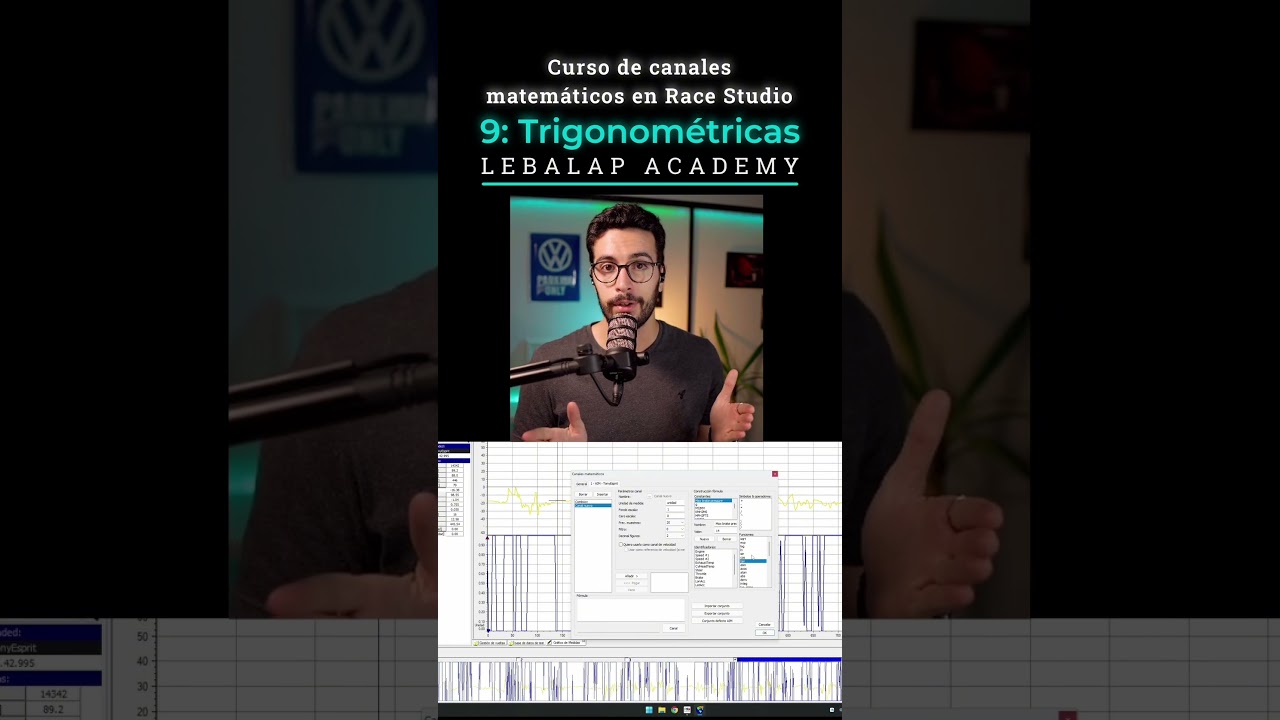 Curso de canales matemáticos en Race Studio #09: Trigonométricas