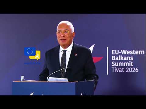 Video Thumbnail: António Costa: EU Enlargement Must Speed Up — Merit-Based Does Not Mean Slow!