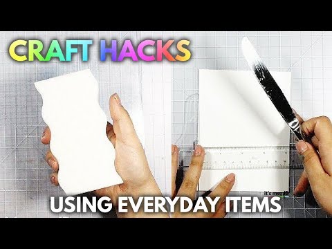 15 BRILLIANT CRAFT HACKS USING EVERYDAY ITEMS Video