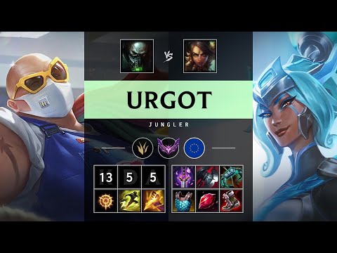 Urgot Jungle vs Nidalee - EUW Master Patch 25.14