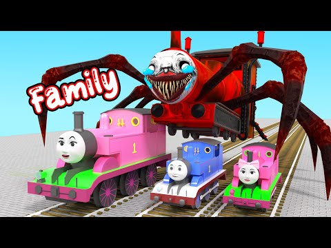 Monster Toons  - Monster Story: Bad CHOO CHOO CHARLES Has a GOOD FAMILY TRAIN - Train Sad Life | Minecraft Animation