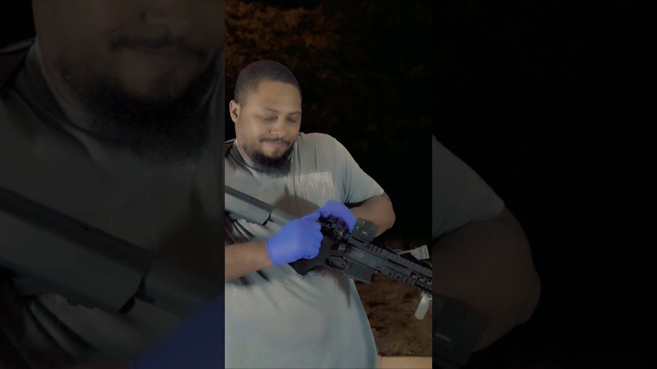My AR15 locked up #gunbutter #ar15 #noveske #viral #viralshort