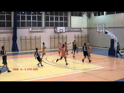 OZKosz Cz-wa Liga Okręgowa 2011/2012  28.11.11 OSiR Kłobuck - CTC AZS Politechnika Cz-wa 1 kwarta