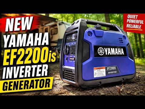 NEW Yamaha EF2200is Inverter Generator: Our 2023 Camping Companion?