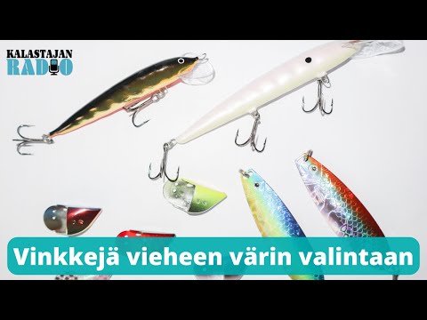 Kalastajan Radio: Vinkkejä vieheen värin valintaan