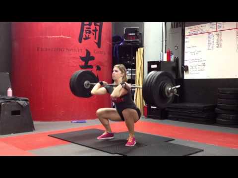 CrossFit BC - Cheerleader's 150 Squat Clean