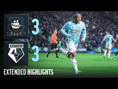 Extended Highlights 🎞️ | Plymouth Argyle 3-3 Watford