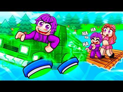 I Pretended to be a NOOB in Build a Boat, Then used a FLYING HACKER Boat!