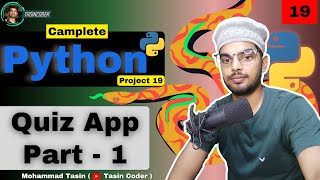 Quiz App in Python | Part 1 | File Handling & Quiz Data Setup | Beginner Python Project