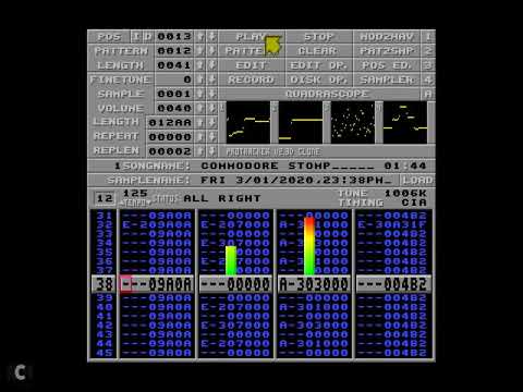 Amiga Protracker 2.3D Clone Music Module - 'Commodore Stomp'