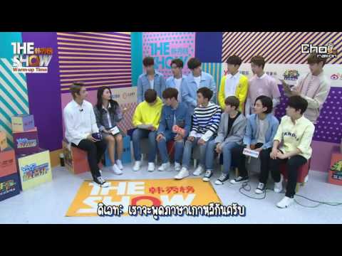 [Thaisub] 160503 SEVENTEEN the show live chatting CUT - การฝึกภาษาของเซเว่นทีน