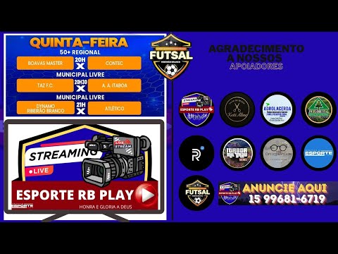 🏆 8ª DIA – CAMPEONATO DE FUTSAL RIBEIRAO BRANCO