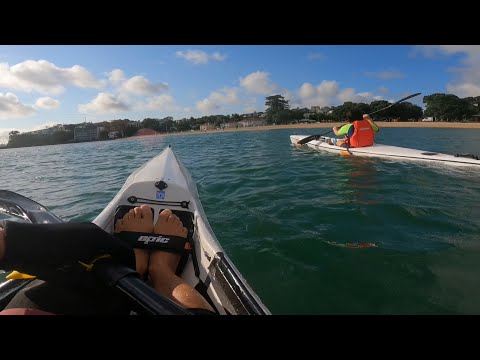Paddling with my daughter - Fennix Bonito and Epic V10L surfskis