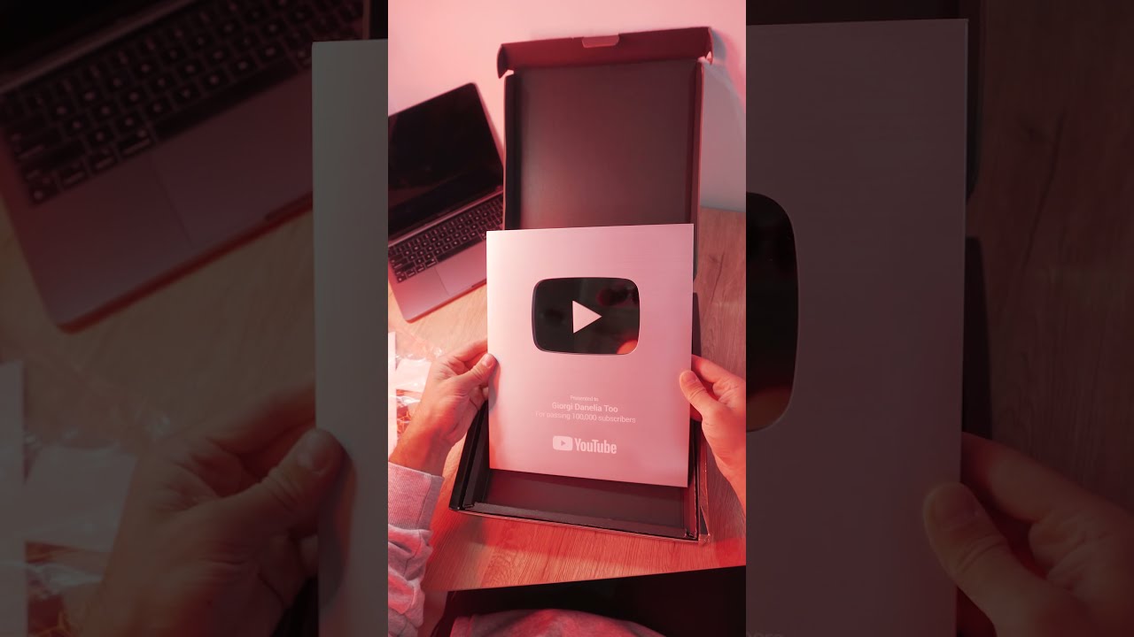 SILVER PLAY BUTTON! - Unboxing 100K YouTube AWARD!!