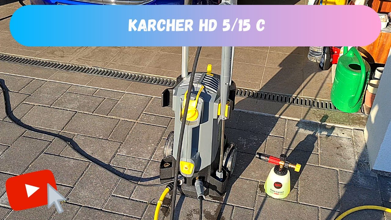 Karcher HD 5/15 C test, with MJJC Foam Cannon Pro 2.0 and Dunking Biscuit Velvet shampoo