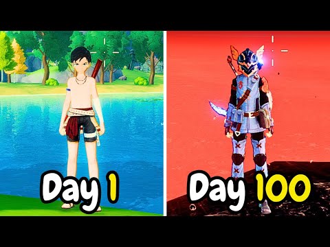 I Spent 100 days in Craftopia (Seamless Update)