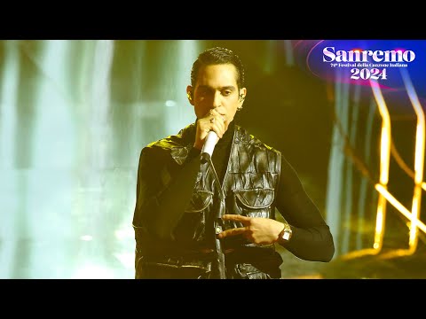 Sanremo 2024 - Mahmood canta 'Tuta gold'
