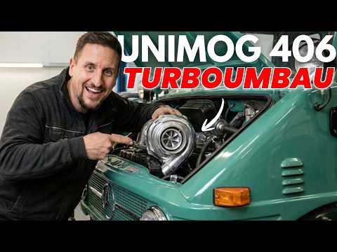 Der TURBO ist drin! Komplettes SETUP erklärt - Turboumbau am Unimog 406 - HP Agrar #2